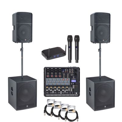 Soundsation PROVIBE 1512EX - Sistem profesional de sonorizare (2 x 1340W)