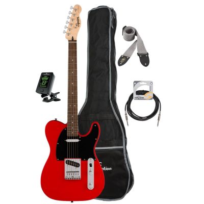 Fender Squier Sonic Telecaster - Chitara electrica, husa, tuner electronic, curea, cablu