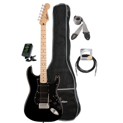 Fender Squier Sonic Stratocaster - Chitara electrica, husa, tuner electronic, curea, cablu