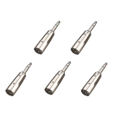 SOUNDSATION SADA09 - Set 5 adaptoare de la XLR Tata - Jack de 6.3mm stereo