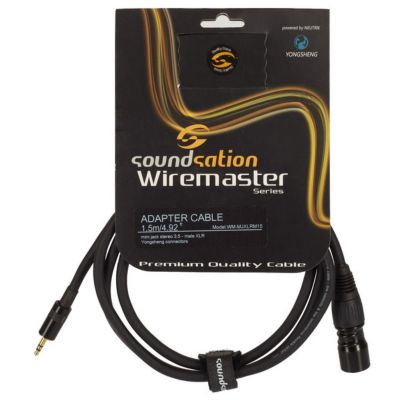 Soundsation Wiremaster MJXLRM30 - Cablu adaptor Jack (3.5mm) - XLR (Tata)