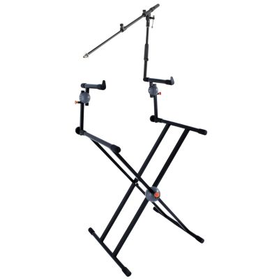 Soundsation SPH15 - Stativ pentru doua claviaturi, extensie claviatura secundara si stativ de microfon