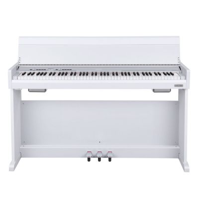 NUX NCK-330 WH - Pian digital claviatura hammer action cu 3 senzori, acompaniament, Bluetooth