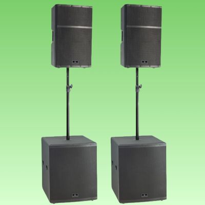 Soundsation Hyper 1512 - Sistem profesional de sonorizare, 2 x 1900W (putere muzicala)