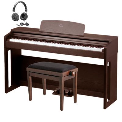 KYRIOS RW - Set pian digital cu bancheta, stativ lemn, casti, 3 pedale