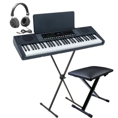 Soundsation KEYLI-61 - Orga electronica, stativ reglabil, bancheta reglabila si casti audio