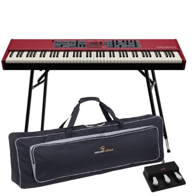 Nord Piano 6, 88 - Pian digital de scena, husa de transport, stativ reglabil si triple pedal