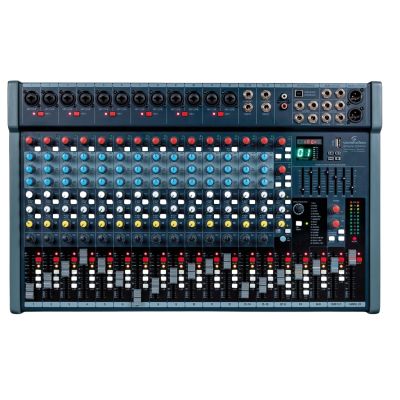 Soundsation ALCHEMIX 1203 PRO - Mixer audio cu 18 canale, USB, FX Integrat, placă de sunet stereo USB