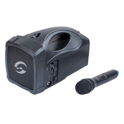 Soundsation POCKETLIVE 630 - Boxa portabila cu microfon wireless (școli, evenimente sportive, slujbe religioase, ghid turistic)