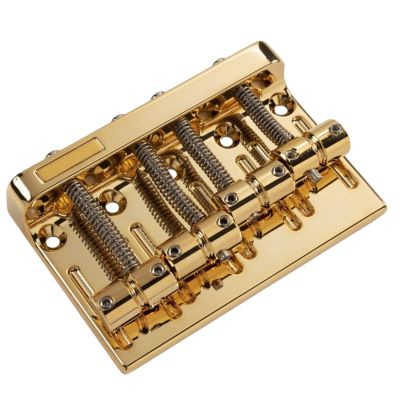 Gotoh 201B-4 C Gold - Bridge pentru bas electric 4 corzi, Fender, Yamaha, Ibanez, Cort