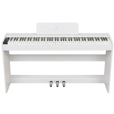 Soundsation ICHOS WH - Pian digital, 88 de clape hammer action, 189 voci polifonice, 3 pedale