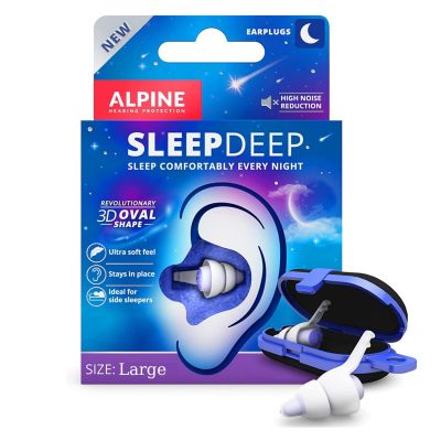 Alpine SleepDeep Revolutionary 3D Oval Shape - Dopuri antifonice pentru somn