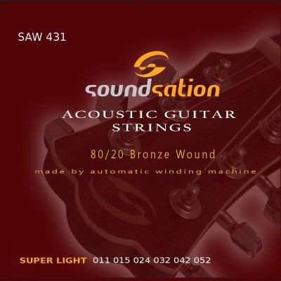Soundsation SAW431 - Set Corzi Chitara Acustica