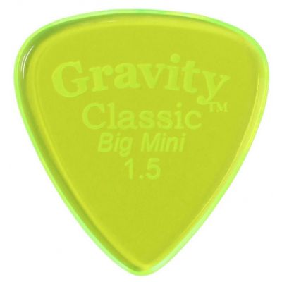 Pana chitara Gravity Picks Classic BigMini 1.5mm Polished Green
