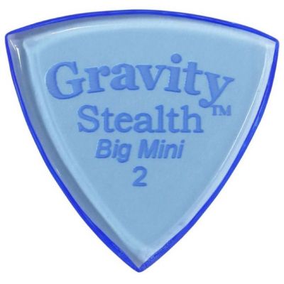Pana chitara Gravity Picks Stealth Big Mini 2.0mm Polished Blue