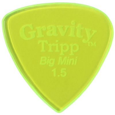 Pana chitara Gravity Picks Tripp Big Mini 1.5mm Master Green
