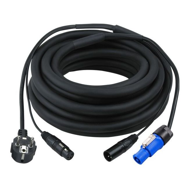 Soundsation PF300-10 - Cablu alimentare cu tensiune si semnal audio boxe active, 10 metri