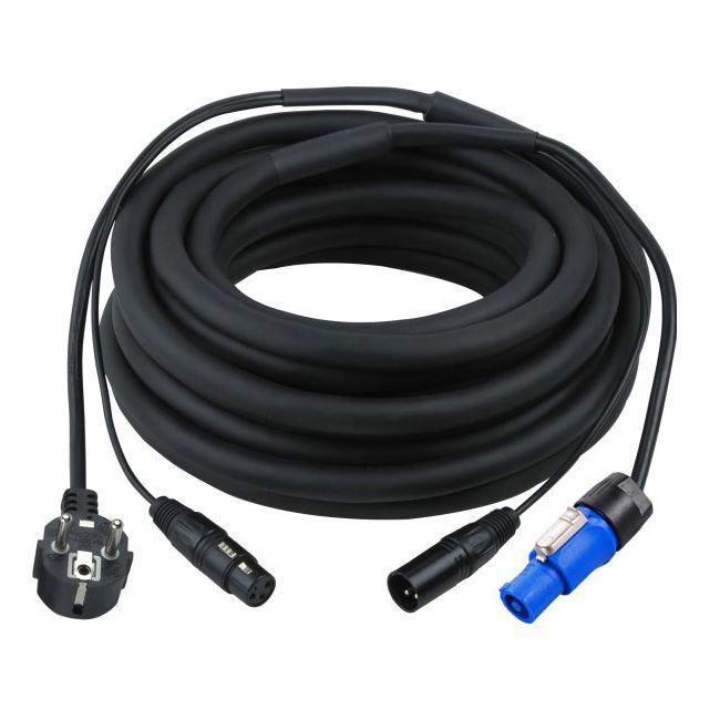 Soundsation PF300-20 - Cablu alimentare cu tensiune si semnal audio boxe active, 20 metri