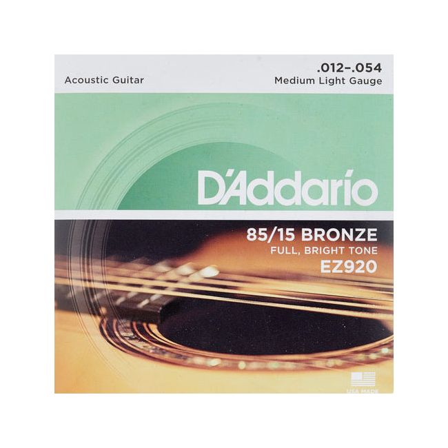 D'Addario EZ920 - Set Corzi Chitara Acustica