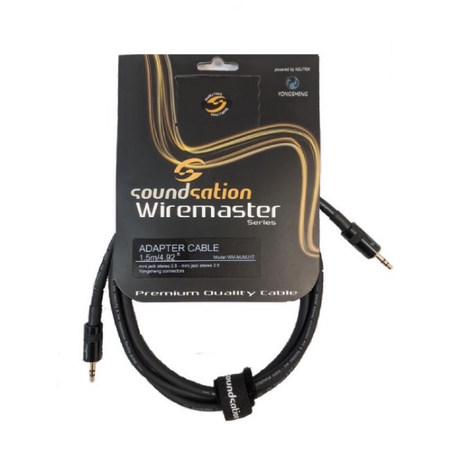 Soundsation Wiremaster WM-MJMJ15 - Cablu audio - Jack (3.5mm) - Jack (3.5mm) - 1.5 metri