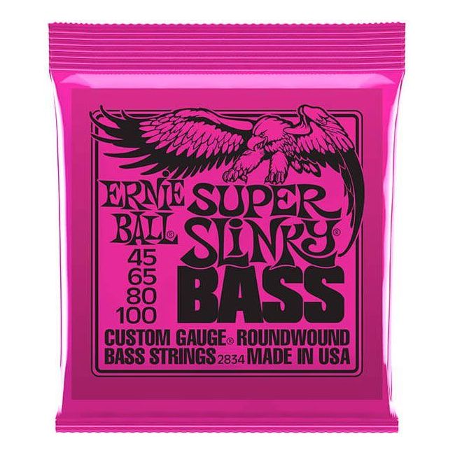 Ernie Ball Super Slinky Bass 2834 - Set Corzi Bass Electric
