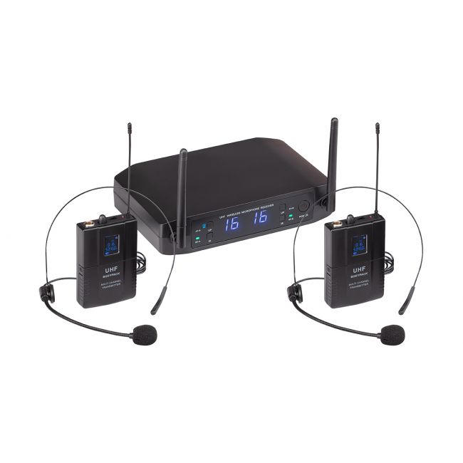 Soundsation WF-U216PP - Set 2 Head Set Wireless