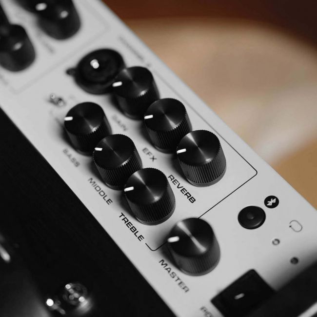 NUX AC-60 Stageman II Studio - Amplificator chitara acustică si voce, cu Bluetooth si Drum Loop