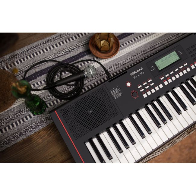 Roland E-X10 - Orga electronica, stativ si casti audio