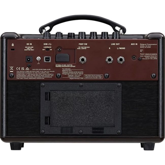 BOSS AC-22LX - Amplificator portabil de chitara electro-acustica, cabluri, footswitch