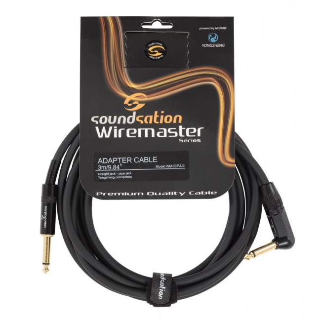 Soundsation Wiremaster WM-ICPJJ3 - Cablu claviatura - Jack (6.3mm) - Jack angled (6.3mm) - 3 metri