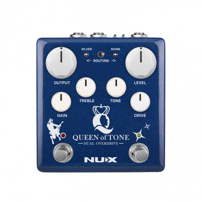 NUX Queen of Tone NDO-6 - Pedala Overdrive, Distorsion si Fuzz