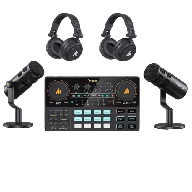 MAONO Maonocaster AME2 Bundle - Pachet de echipamente pentru podcast