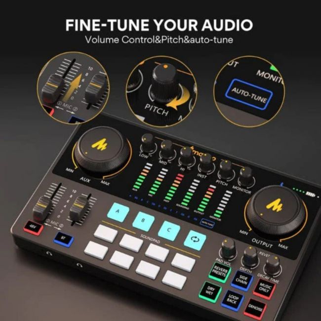 MAONO Maonocaster AME2 Bundle - Pachet de echipamente pentru podcast