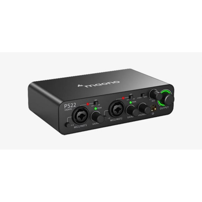 MAONO PS22 - Interfață audio pentru înregistrare, producție muzicală, chitară
