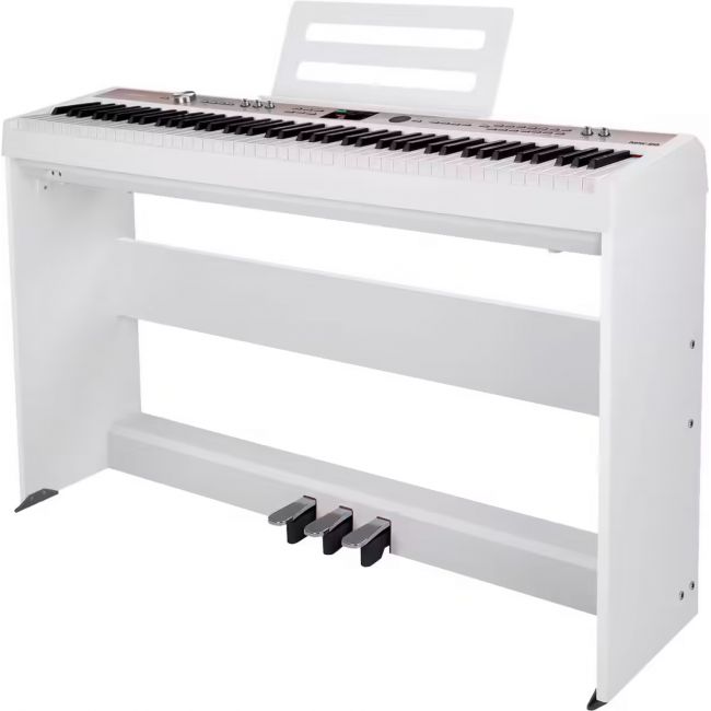 NUX NPK 20 WH - Pian digital cu stativ si pedalier
