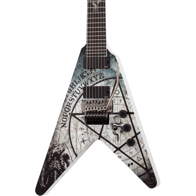 Schecter Randy Weitzel V-7 FR Ouija - Chitara electrica