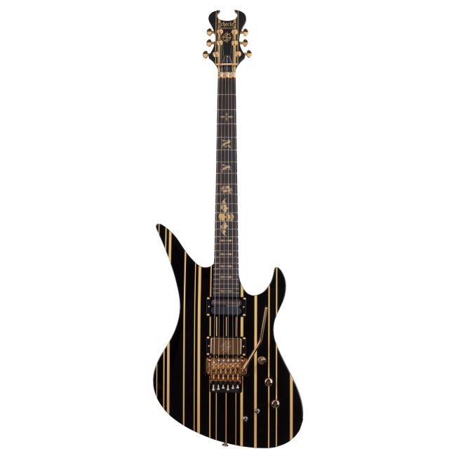 Schecter Synyster Custom-S BLK/GOLD - Chitara electrica