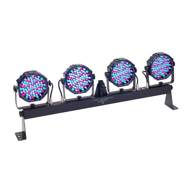 Soundsation 4LEDKIT-PARTY 2 - Kit complet de iluminat cu LED-uri 4-PAR, stativ si controller