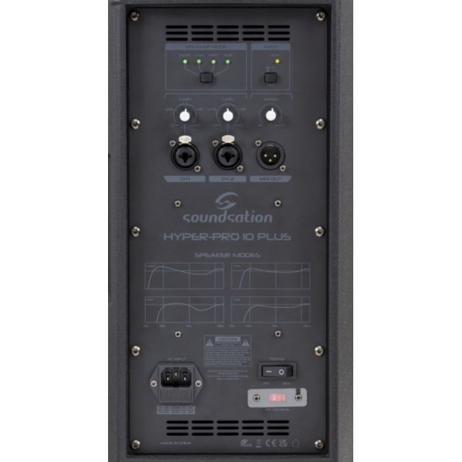 Soundsation Hyper PRO 10A12 - Sistem profesional de sonorizare, subwoofer 900 W si sateliti 2 x 600 W
