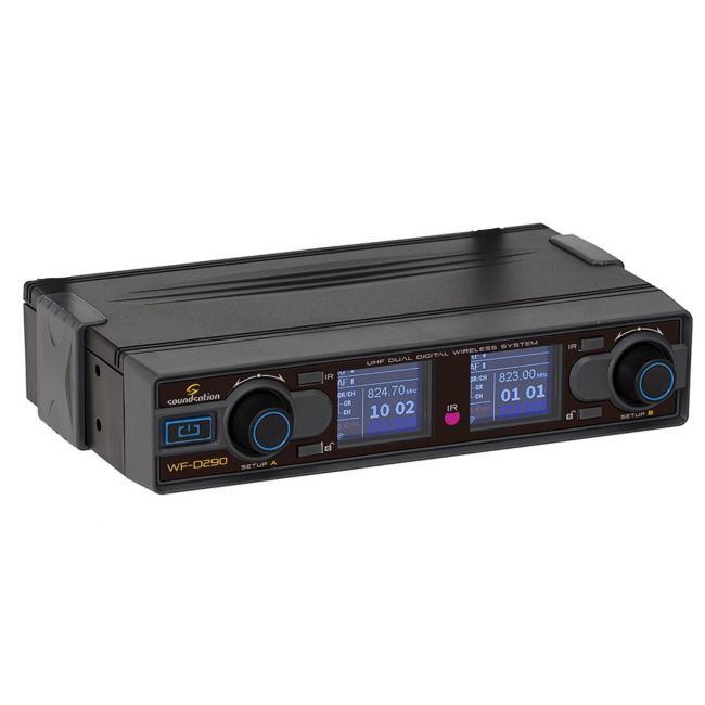 Soundsation WF-D290HP MKII - Set microfon wireless si headset, UHF Digital 2.4 GHZ