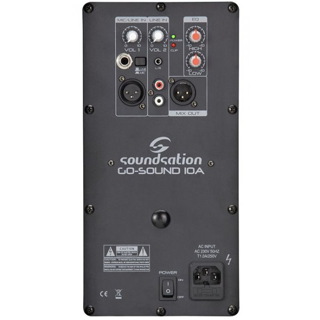 Soundsation GO-Sound 10A - Set boxe active (mixer, microfoane wireless, stative, cabluri)