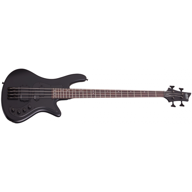 Schecter Stiletto Stealth-4 SBK - Bass electric si Case