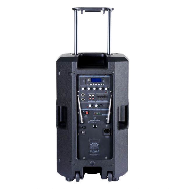 Soundsation PROVIBE 12AIR - Boxa activa cu baterii, 2 microfoane wireless, Bluetooth, 800W