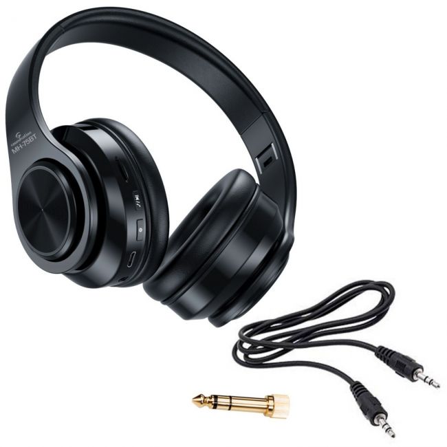 Soundsation MH-75BT - Casti audio cu Bluetooth Audio Streaming, audio player integrat si microfon
