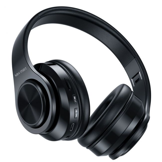 Soundsation MH-75BT - Casti audio cu Bluetooth Audio Streaming, audio player integrat si microfon