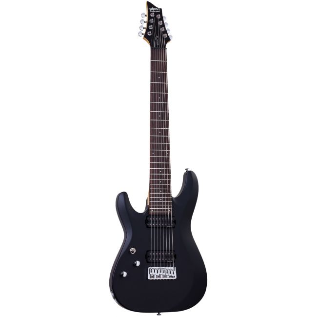 Schecter C-8 Deluxe LH (SBK) - Chitara electrica pentru stangaci