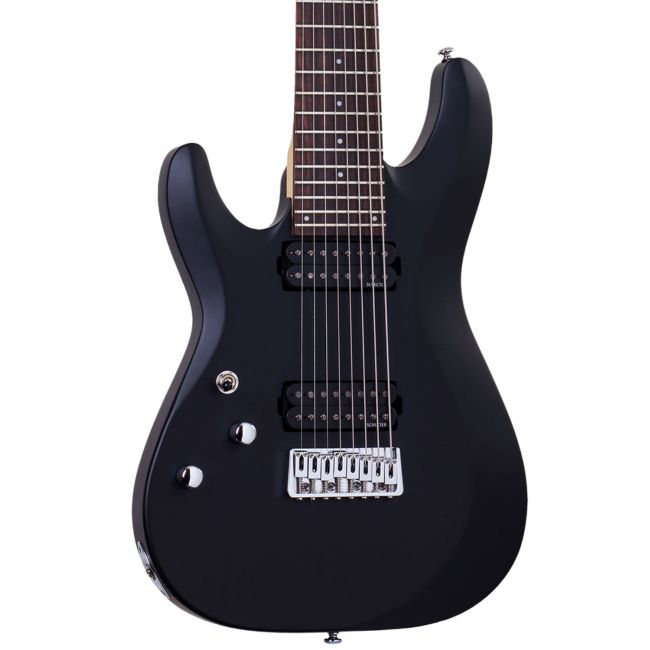 Schecter C-8 Deluxe LH (SBK) - Chitara electrica pentru stangaci