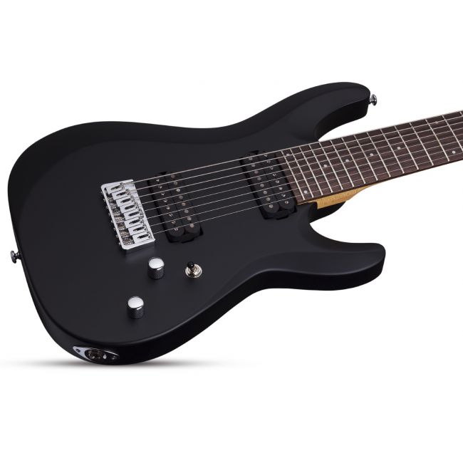 Schecter C-8 Deluxe LH (SBK) - Chitara electrica pentru stangaci
