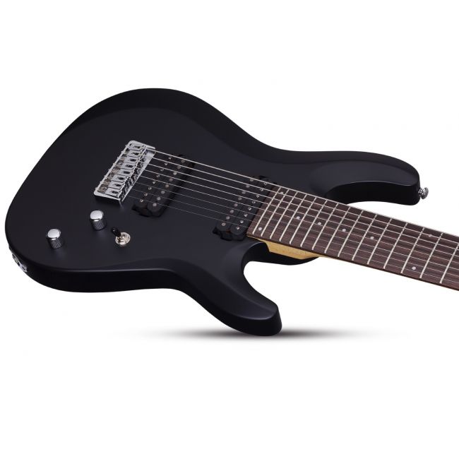 Schecter C-8 Deluxe LH (SBK) - Chitara electrica pentru stangaci