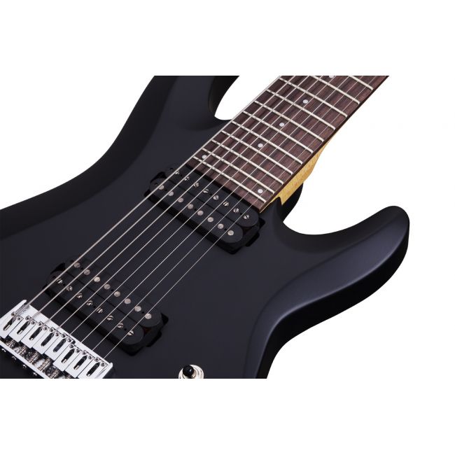 Schecter C-8 Deluxe LH (SBK) - Chitara electrica pentru stangaci